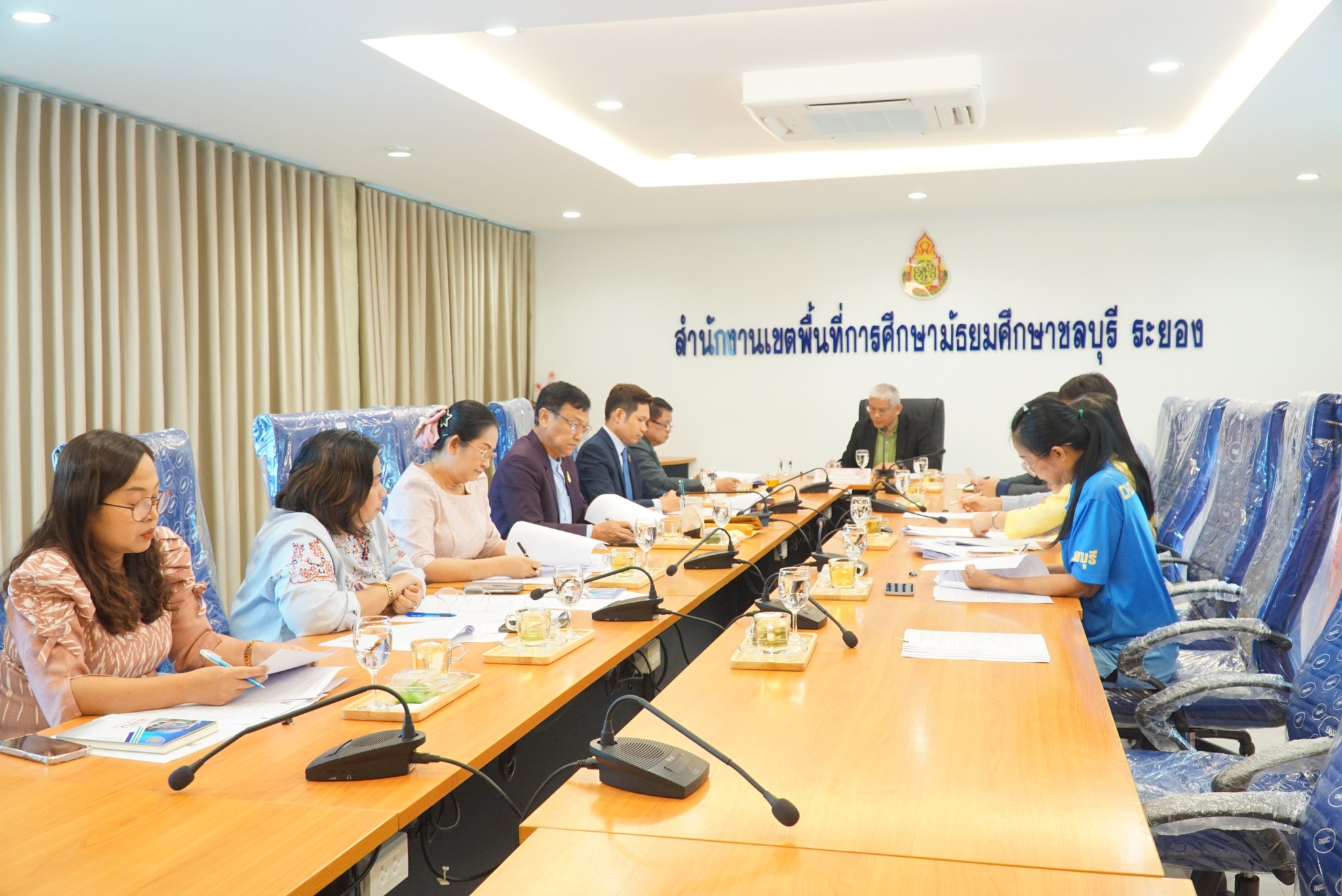 ประชุมคณะกรรมการคัดเลือกบุคคลเป็นอนุกรรมการข้าราชการครูและบุคลากรทางการศึกษา ใน อ.ก.ค.ศ. เขตพื้นที่การศึกษามัธยมศึกษาชลบุรี ระยอง ครั้งที่ 1/2567