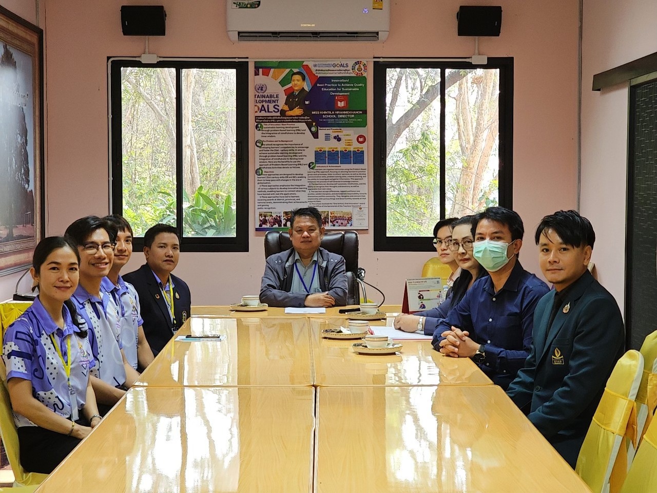 การตรวจเยี่ยมสนามสอบ O-NET ชั้นมัธยมศึกษาปีที่ 6 ปีการศึกษา 2567 ณ โรงเรียนผินแจ่มวิชาสอน โรงเรียนสัตหีบวิทยาคม และโรงเรียนสิงห์สมุทร ประจำรอบสอบที่ 3