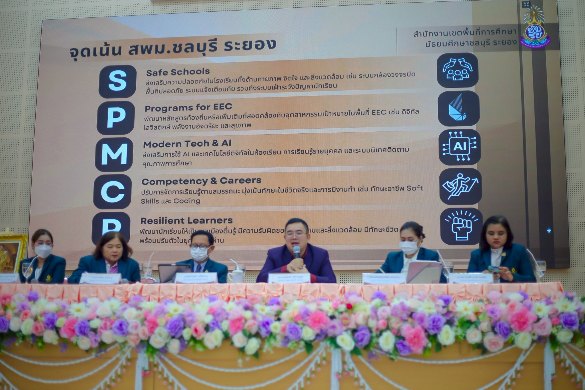 ตรวจเยี่ยม ให้กำลังใจ ผู้บริหาร คณะครูในการประชุมเพื่อเตรียมความพร้อมก่อนเปิดภาคเรียนที่ 1 ปีการศึกษา 2568 พร้อมบรรยายพิเศษ “บทบาทของ AI ในการวิจัยสมัยใหม่” ณ โรงเรียนบ้านค่าย จ. ระยอง และโรงเรียนบ้านฉางกาญจนกุลวิทยา จ. ระยอง