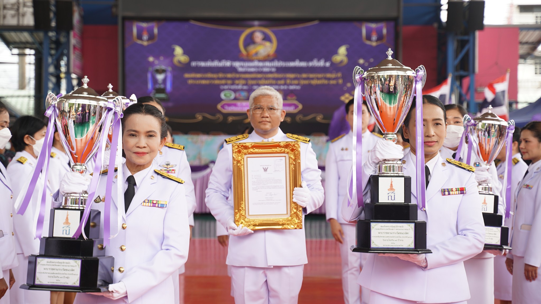 สพม.ชลบุรี ระยอง ร่วมพิธีเปิดการแข่งขัน ชุคบอลชิงแชมป์ประเทศไทย ครั้งที่ 4 ประจำปี 2568 ชิงถ้วยพระราชทาน สมเด็จพระกนิษฐาธิราชเจ้า กรมสมเด็จพระเทพรัตนราชสุดาฯ สยามบรมราชกุมารี
