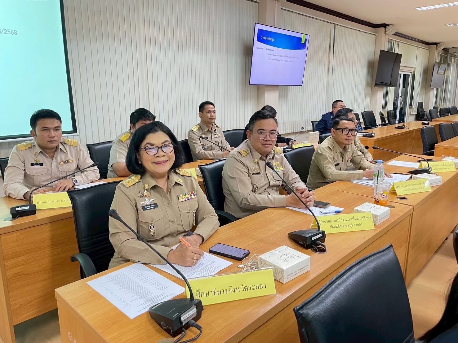 สพม.ชลบุรี ระยอง ร่วมประชุมคณะกรรมการขับเคลื่อนแผนแม่บทด้านการต่อต้านการทุจริต ครั้งที่ 3/2568 จังหวัดระยอง