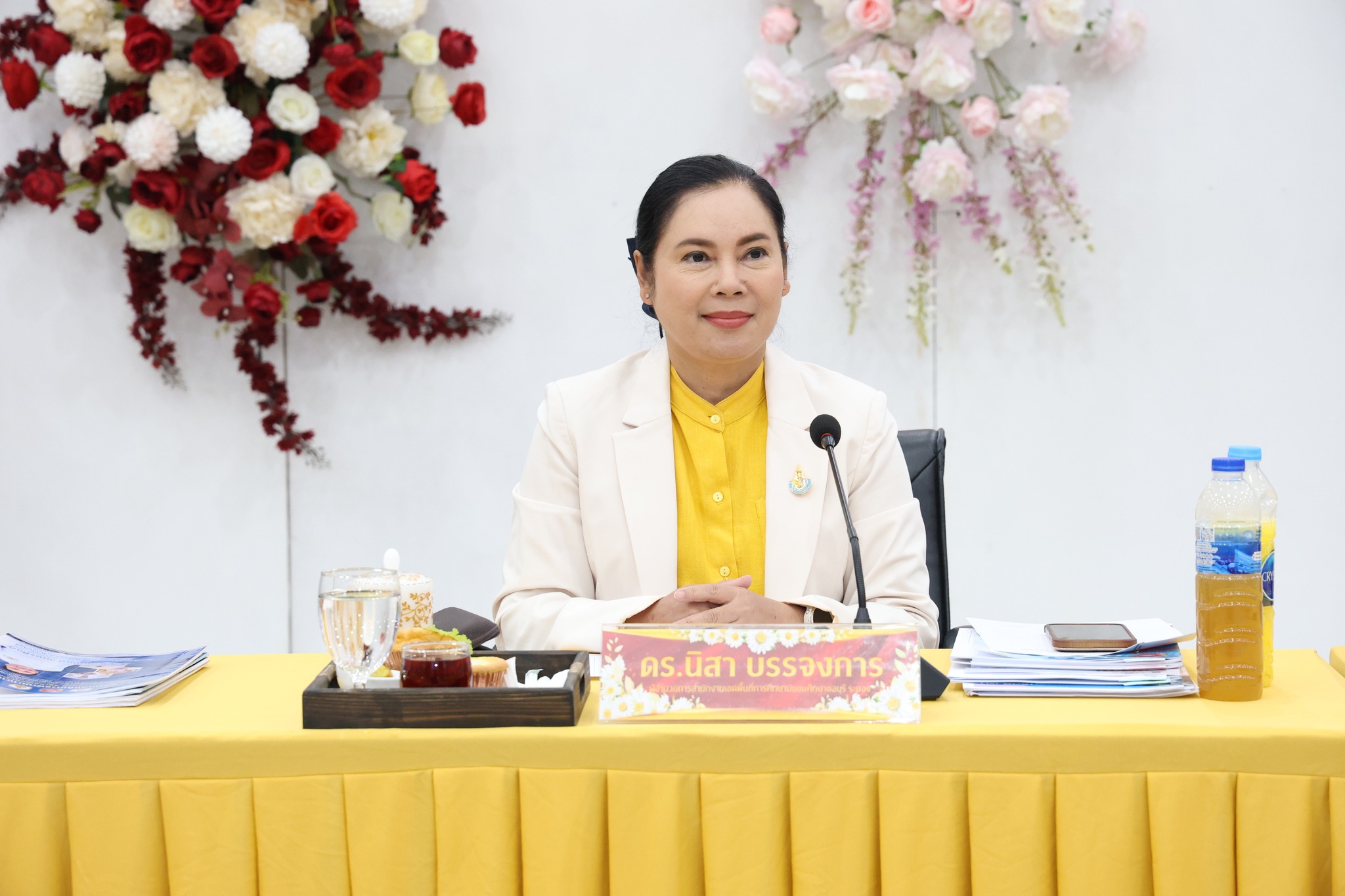 การประเมินผลการปฏิบัติงานของข้าราชการครูและบุคลากรทางการศึกษาสายงานบริหารสถานศึกษา ตำแหน่งผู้อำนวยการสถานศึกษา (สหวิทยาเขตชลบุรี 3) ครั้งที่ 2/2568 ณ โรงเรียนศรีราชา