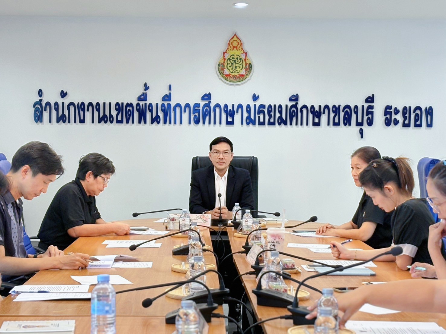 การประชุมผู้บริหารการศึกษาและผู้อำนวยการกลุ่ม/หน่วย สพม.ชลบุรี ระยองครั้งที่ 1/2569